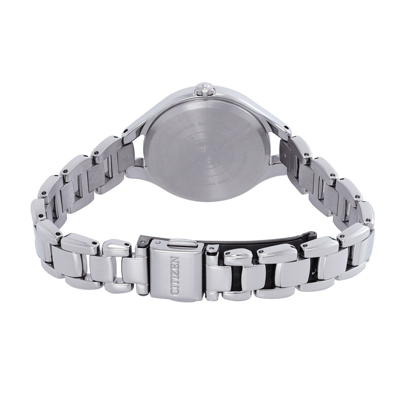 Citizen Diamond Mother of Pearl Dial Titanium Ladies Watch EW2560