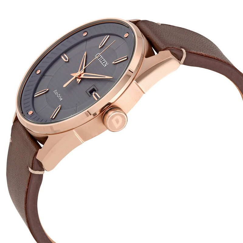 完売品moontreeplanet ZUKIN ブラウン Citizen Drive Grey Dial Men's Watch BM6983-00H 013205118739