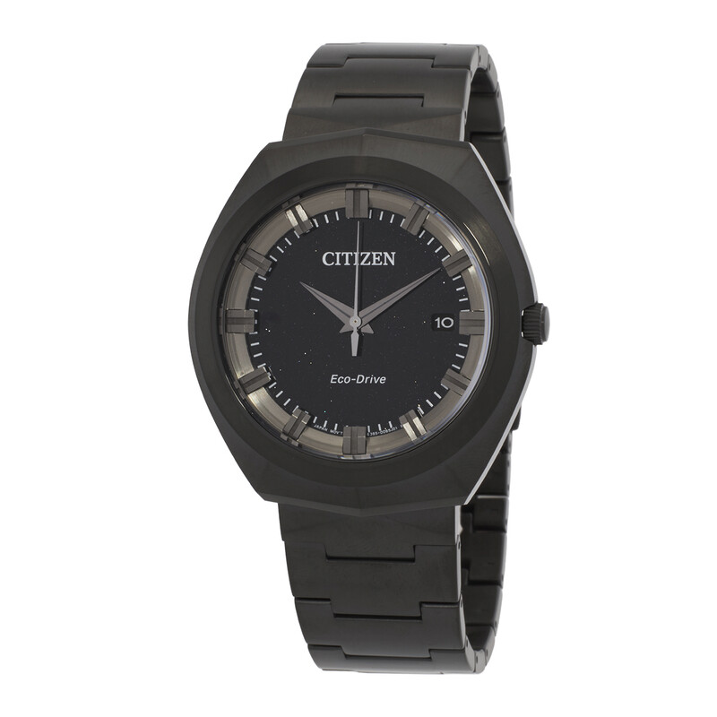 Citizen Eco-Drive 365 Quartz Black Dial Men's Watch BN1015-52E
