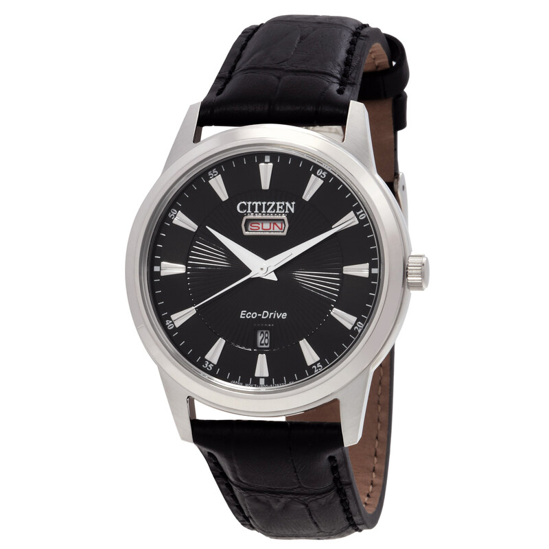 Citizen Eco-Drive Black Dial Men's Watch AW0100-27E 4974374342942