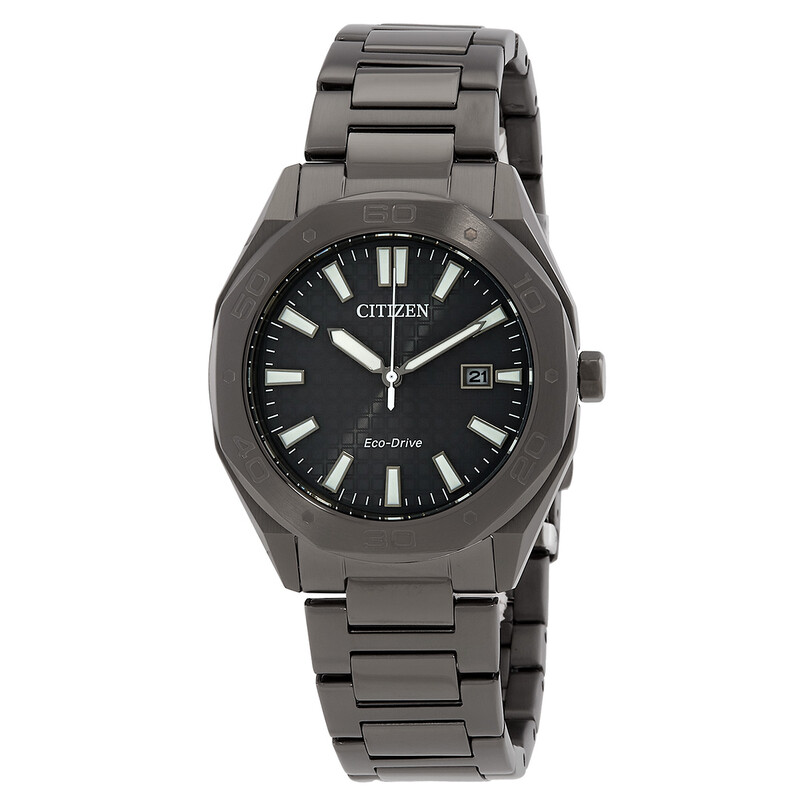 Citizen Eco-Drive Black Dial Men's Watch BM7637-81H 4974374341457