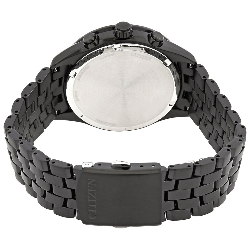 Citizen Eco-Drive Chronograph Black Dial Men's Watch AT2145-86E