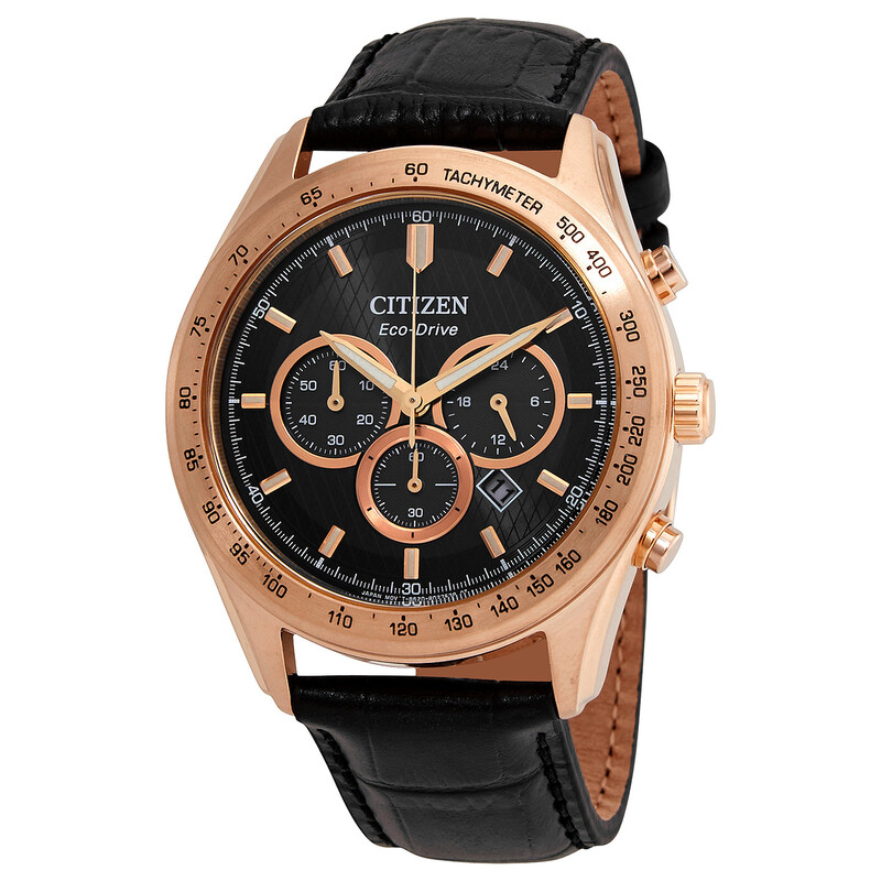 Citizen Eco-Drive Chronograph Black Dial Men's Watch CA4453-14E