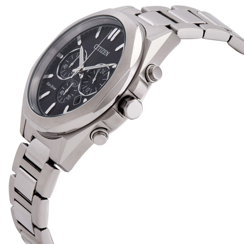 Citizen Eco-Drive Chronograph Black Dial Men's Watch CA4590-81E