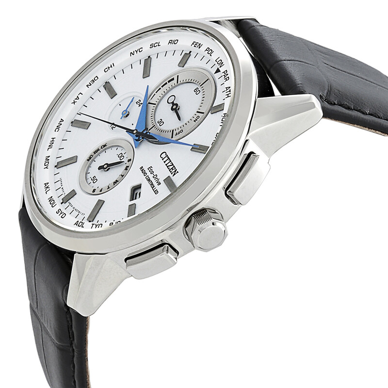 シチズン AT8110-11A エコドライブ クロノグラフ 時計 腕時計 Citizen Eco-Drive Chronograph White Dial Men's Watch AT8110-11A