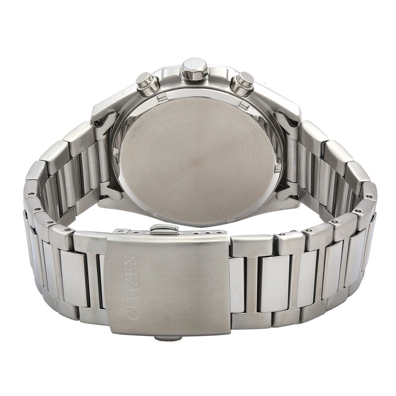 Citizen Eco-Drive Chronograph White Dial Men's Watch CA4590-81A