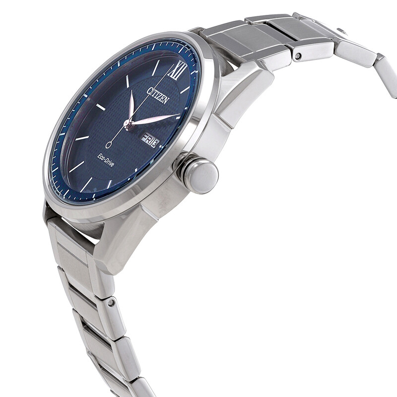 Citizen Eco-Drive Classic Blue Dial Men's Watch AW0081-54L 013205152047 - Watches, Classic Fusion - Jomashop Citizen Eco-Drive Classic Blue Dial Men's Watch AW0081-54L 013205152047 - Watches, Classic Fusion - Jomashop