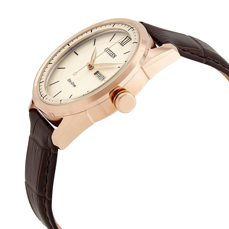 Citizen Eco-Drive Classic Ivory Dial Men display picture 2