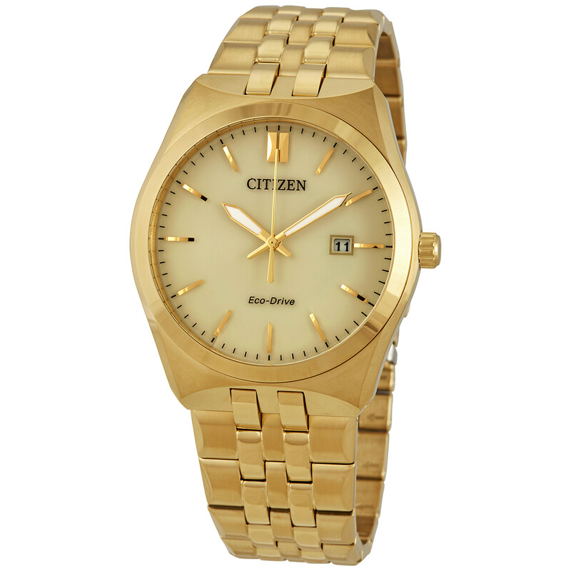 Citizen Eco-Drive Gold Dial Men's Watch BM7332-61P 4974374250605