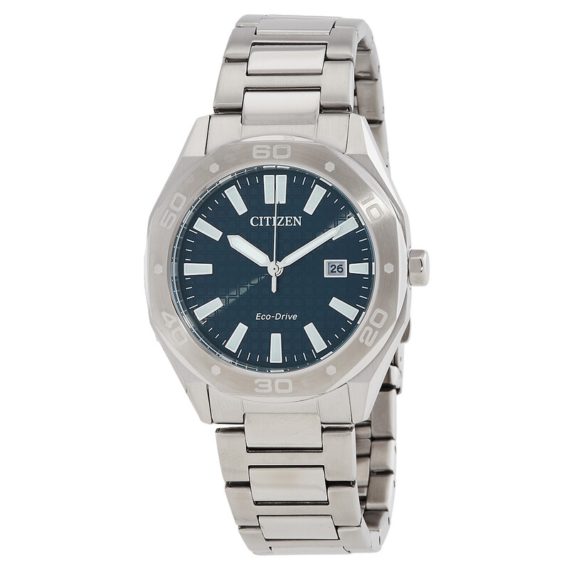 腕時計 BUY Citizen Eco-Drive Orange Dial 100M Stainless Steel Watch