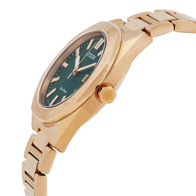 Citizen Eco-Drive Green Dial Men's Watch BM7633-81X 4974374341440