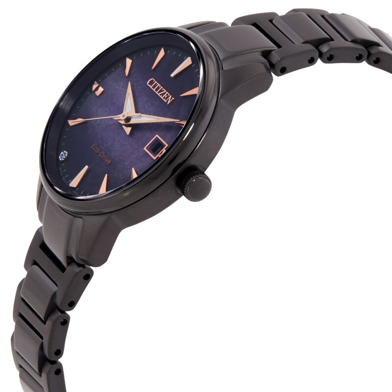 Citizen Eco-Drive Purple Dial Ladies Watch EW2595-81X