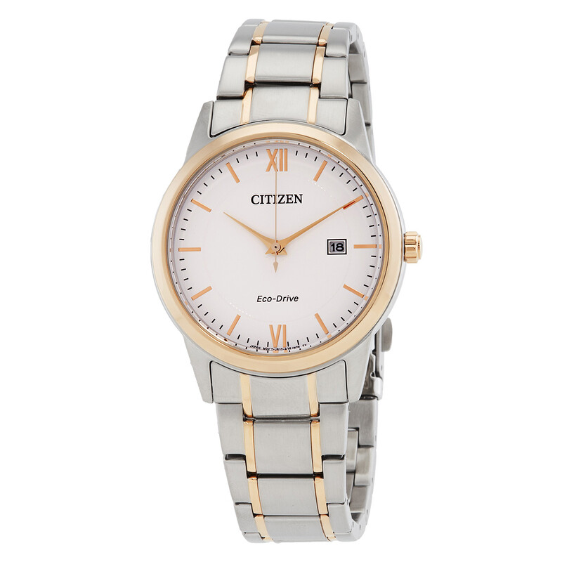 アコテ Citizen Men's Sport Casual Chronograph Eco-Drive Silver Watch 48