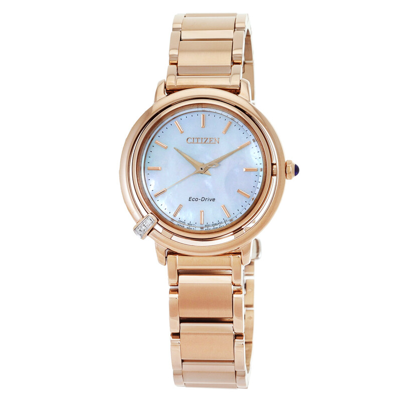 NWT Citizen L Eco-Drive Mother of Pearl Dial Ladies Watch Citizen L Mae Watch with Mother of Pearl Dial and Two Toned  main image 4
