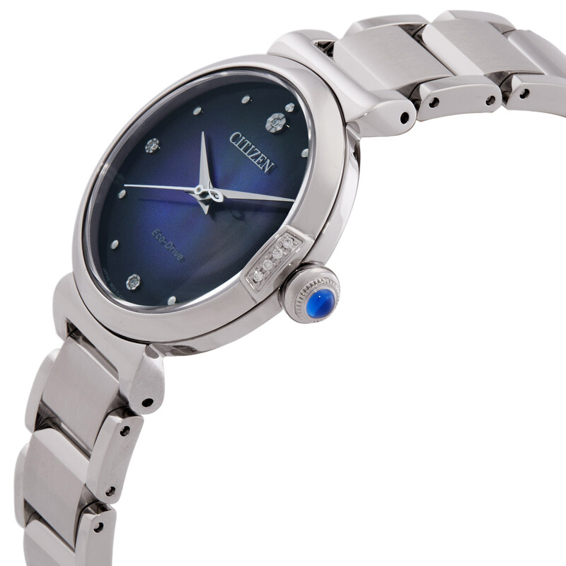 Citizen L Mae Eco-Drive Blue Dial Ladies Watch EM1060-87L