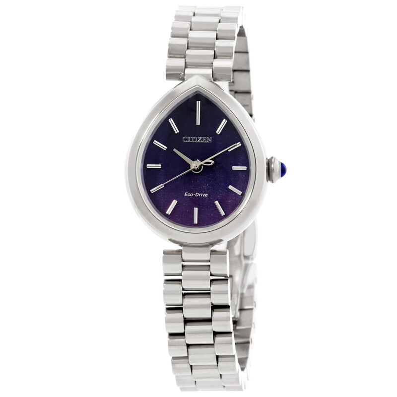 Emiさま Citizen L Rainell Eco-Drive Purple Dial Ladies Watch EM1200-55X