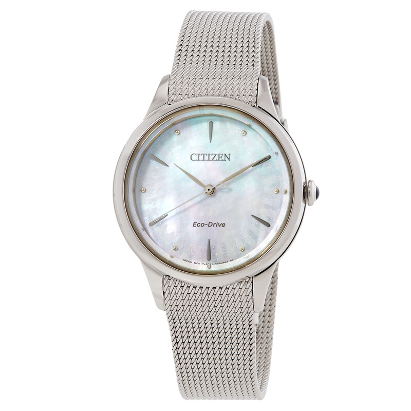 Citizen L Series Eco-Drive Mother of Pearl Dial Ladies Watch