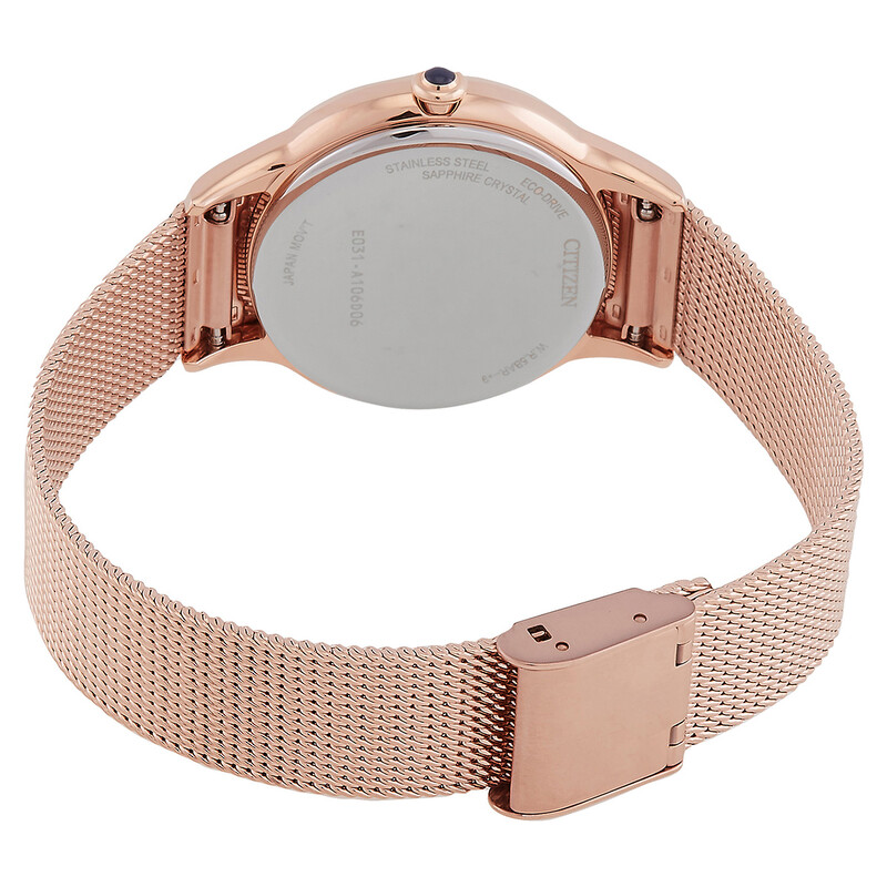 Citizen L Series Eco-Drive White Dial Ladies Watch EM1153-88A
