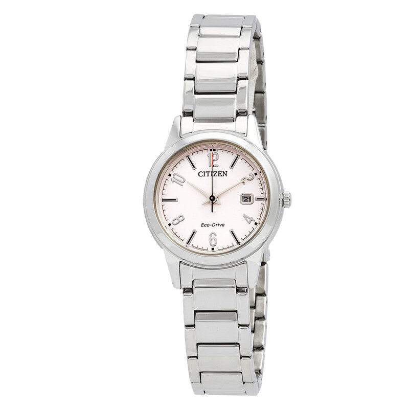 Citizen Lady Eco-Drive Pink Dial Watch FE1241-71Z 4974374339652