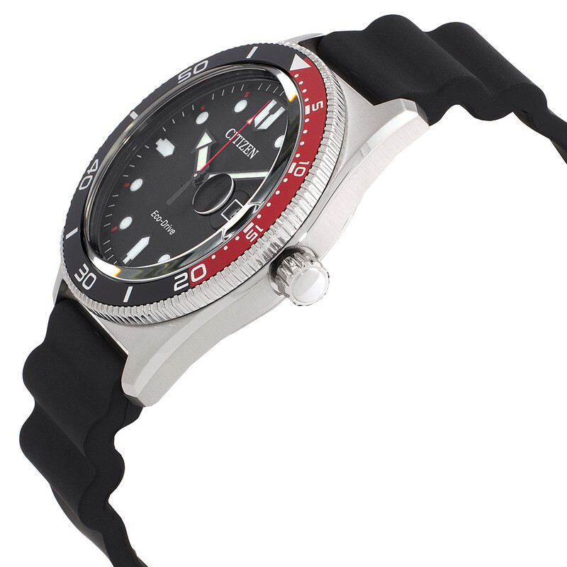 Citizen Marine Black Dial Eco-Drive Men's Watch AW1769-10E