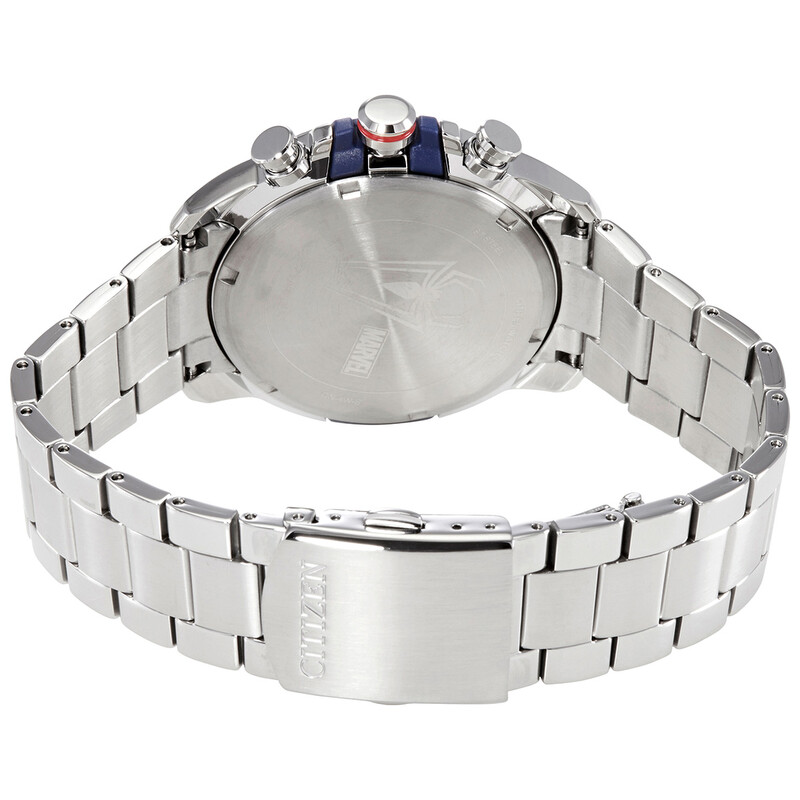 Citizen Marvel Spider-Man Eco-Drive Chronograph Blue Dial Men's