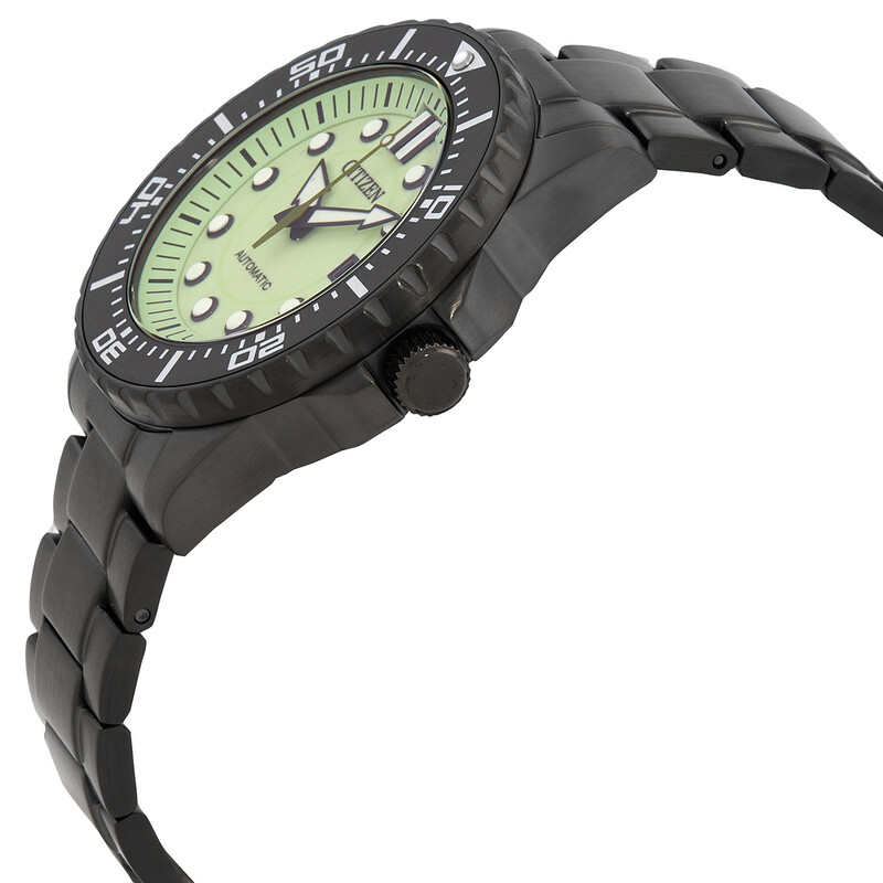 Citizen Mechanical Automatic Green Dial Watch NJ0177-84X