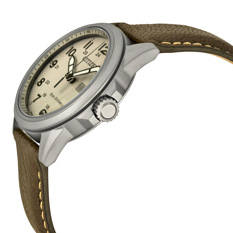 Ｔ*k様 CITIZEN Eco-Drive ミリタリー 腕時計 本体 Citizen Military Eco-Drive Sandy Dial Men's Watch AW0040-19X