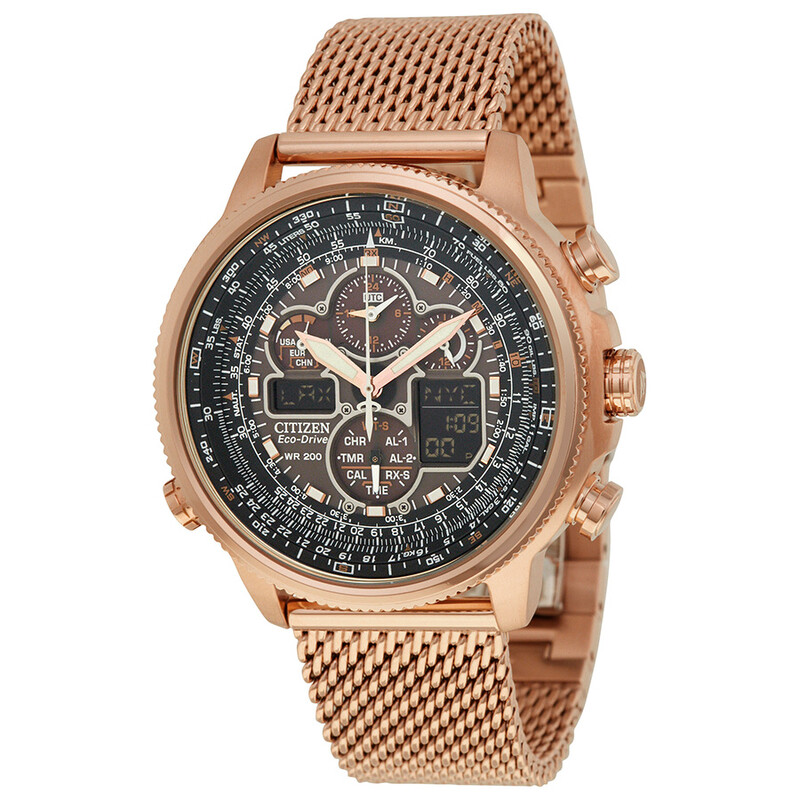 Citizen Navihawk A-T Eco-Drive Chonograph Men's Watch JY8033-51E