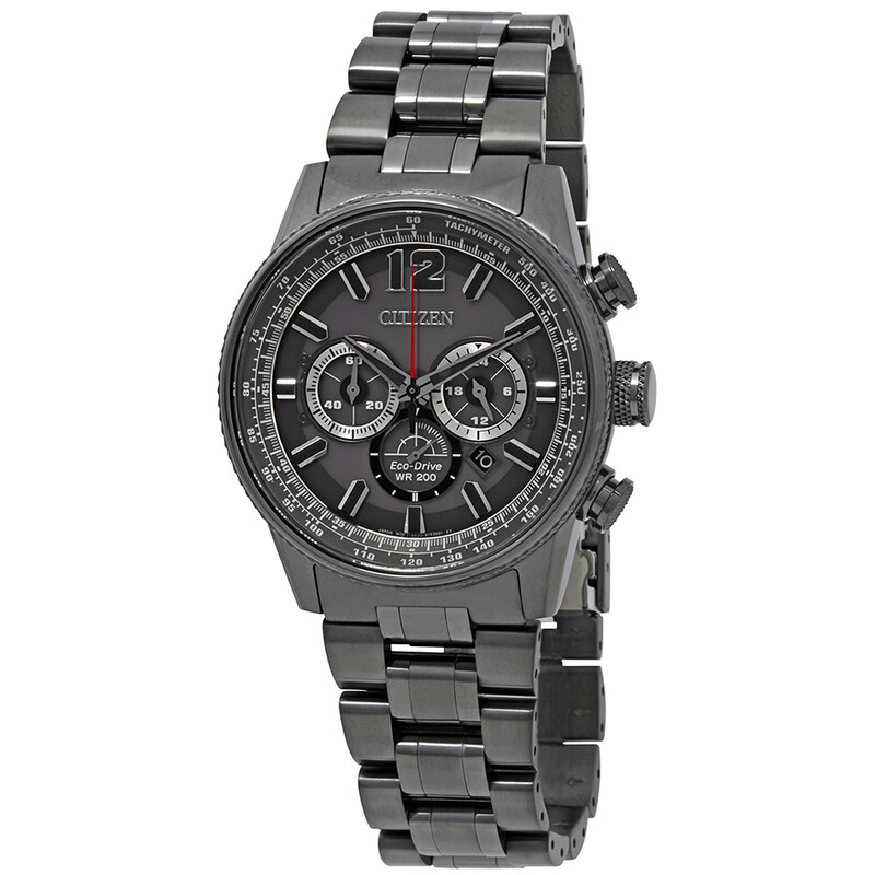 Citizen Nighthawk Chronograph Charcoal Grey Dial Men's Watch