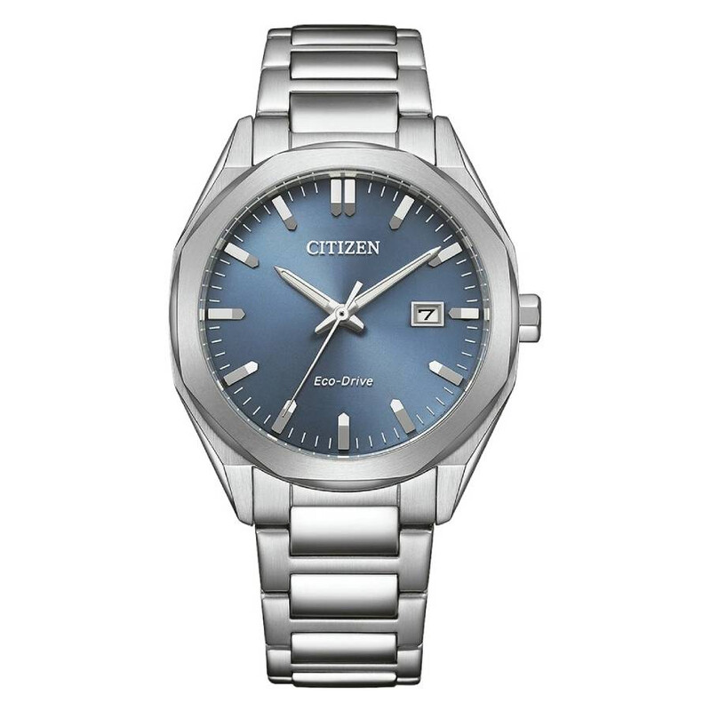 Citizen Octangle Eco-Drive Blue Dial Men's Watch BM7620-83M