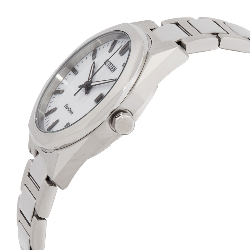 Citizen Octangle Eco-Drive White Dial Unisex Watch BM7620-83A