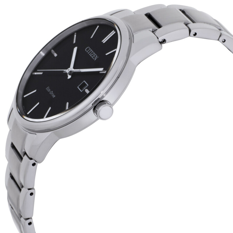Citizen Pair Eco-Drive Black Dial Men's Watch BM6978-93E