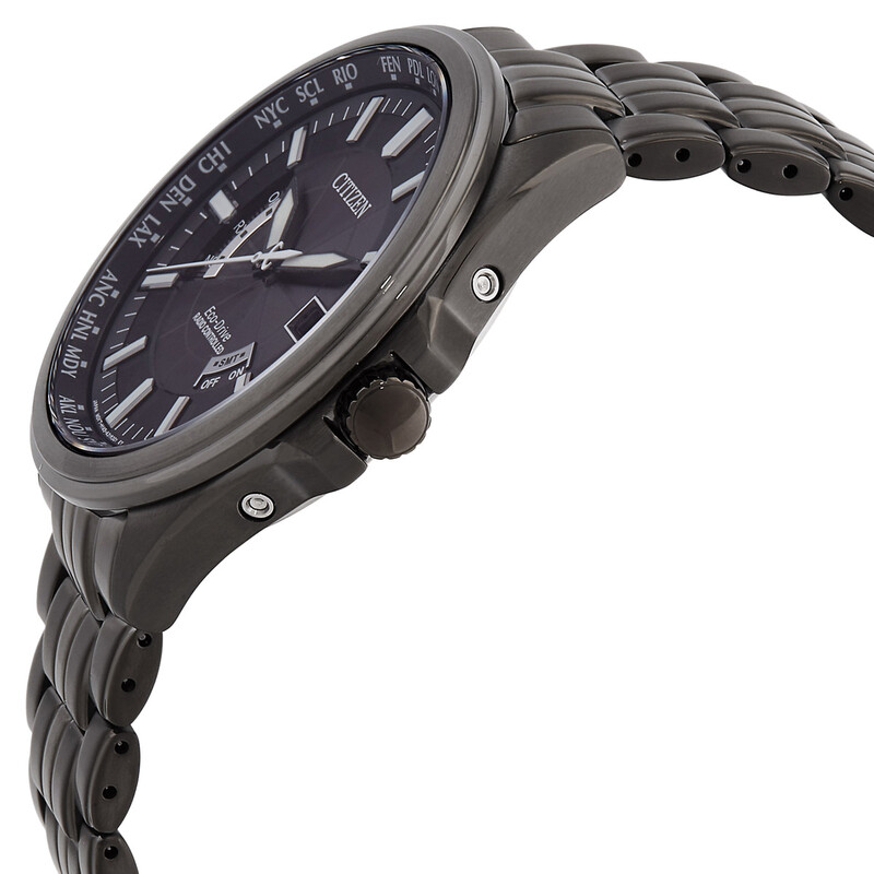 Citizen Perpetual World Time Black Dial Men's Watch CB0294-54E