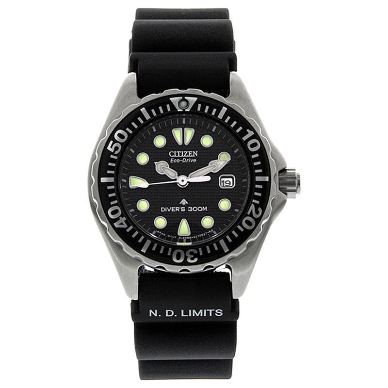 Citizen Professional Diver Eco-Drive Black Dial Ladies Watch