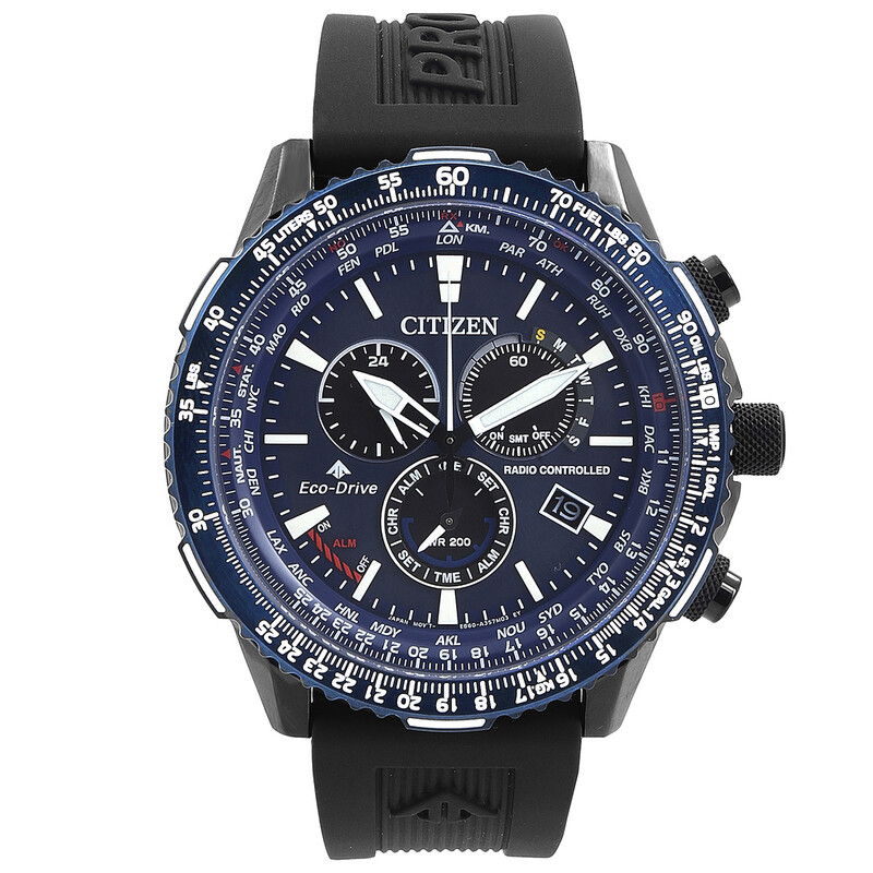 Citizen Promaster Air A-T Perpetual Alarm World Time Chronograph