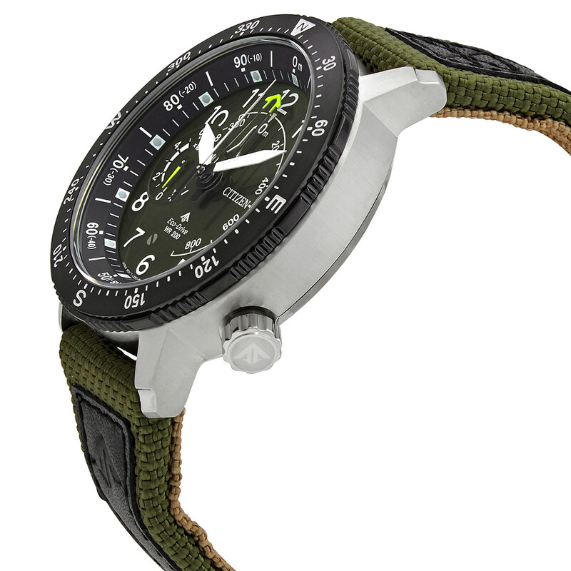 Citizen Promaster Altimeter Eco-Drive Green Dial Men's Watch
