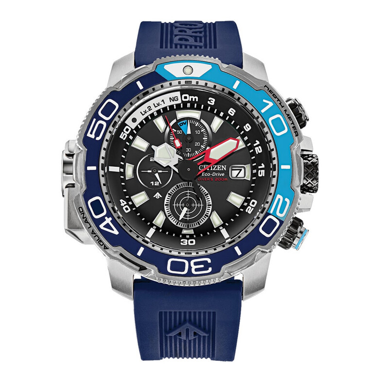 Citizen Promaster Aqualand Chronograph Black Dial Men's Watch