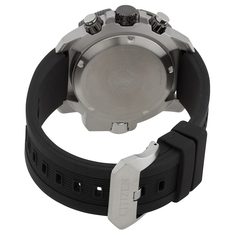 Citizen Promaster Aqualand Chronograph Black Dial Sprite Bezel