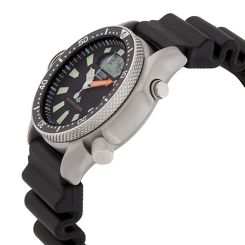 Citizen Promaster Aqualand Quartz Analog-Digital Black Dial Men's