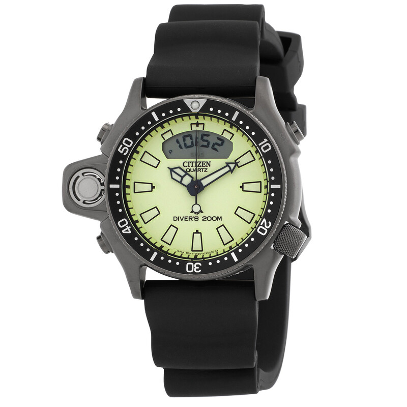 Citizen Promaster Aqualand Quartz Analog-Digital White Dial Men's