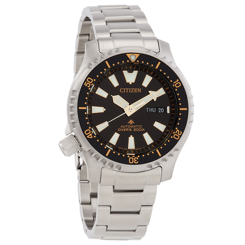 Citizen Promaster Automatic Black Dial Men's Watch NY0160-66E