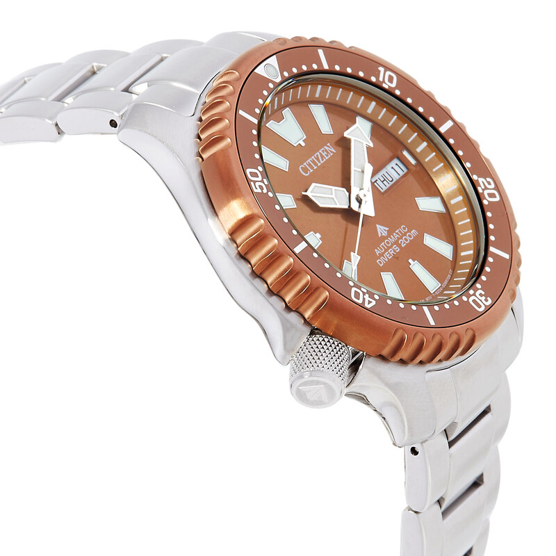 Citizen Promaster Automatic Copper Dial Men's Watch NY0164-65X