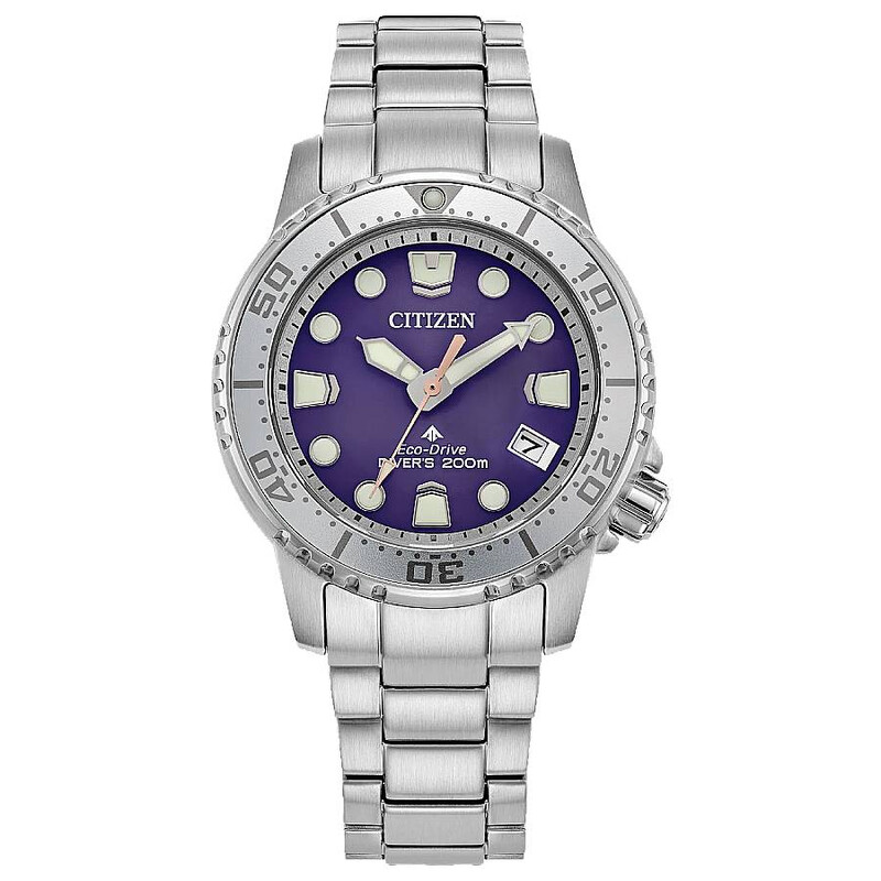 Citizen Promaster Dive Purple Dial Ladies Watch EO2027-50X