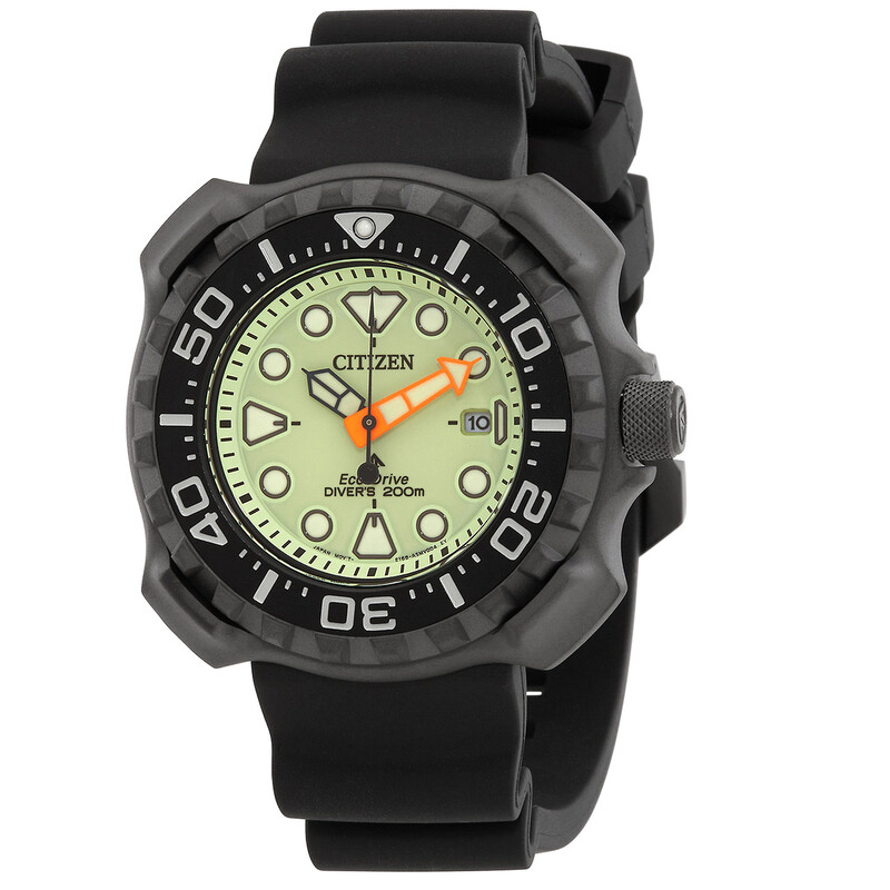 Citizen Promaster Diver Eco-Drive Green Dial Men's Watch BN0227