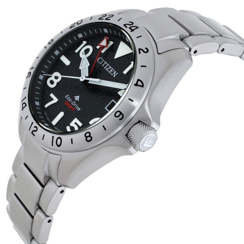 Citizen Promaster GMT Eco-Drive Black Dial Men display picture 3