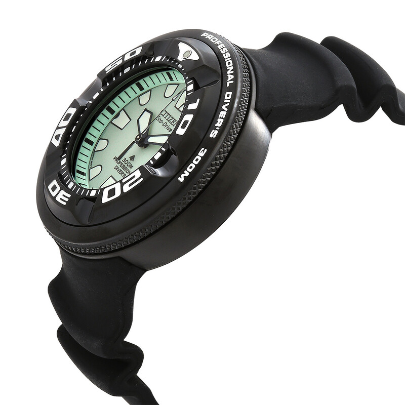 ぴー吉 Citizen Promaster Green Dial Men's Watch BJ8055-04X 4974374340405