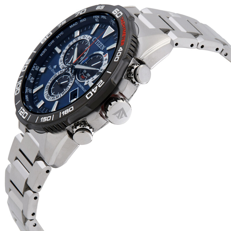 Citizen Promaster Land Chronograph Blue Dial Men's Watch CB5034