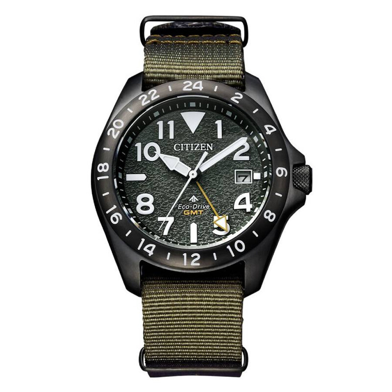 Citizen Men's 39.5mm Promaster Land Eco-Drive Green Dial Watch only