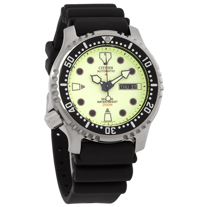 Citizen Promaster Marine Automatic Green Dial Men's Watch NY0040