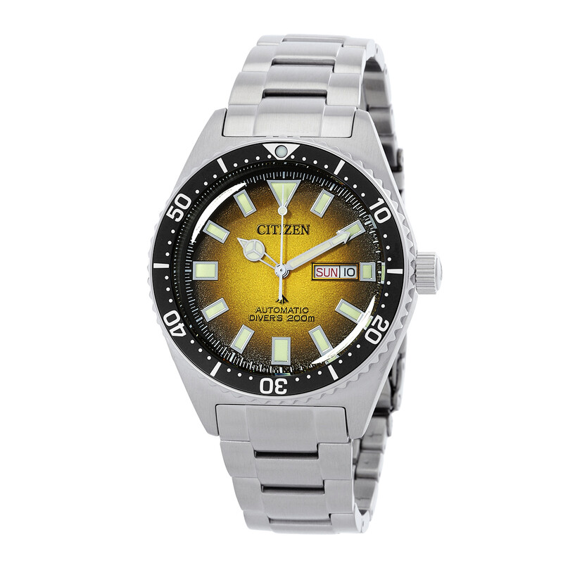 Citizen Promaster Marine Automatic Yellow Dial Men's Watch NY0120